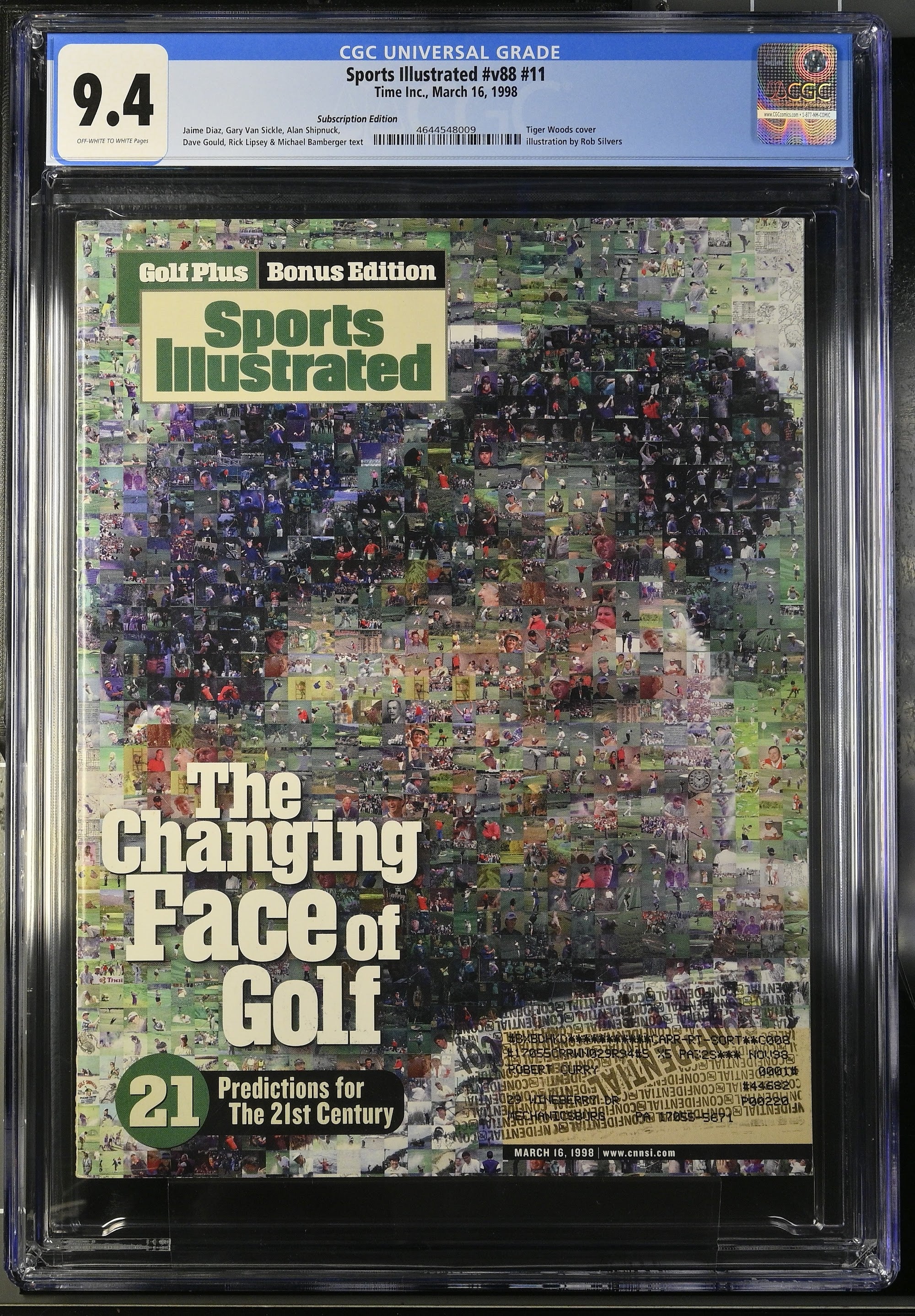 1998 Tiger Woods Sports Illustrated – CGC 9.4