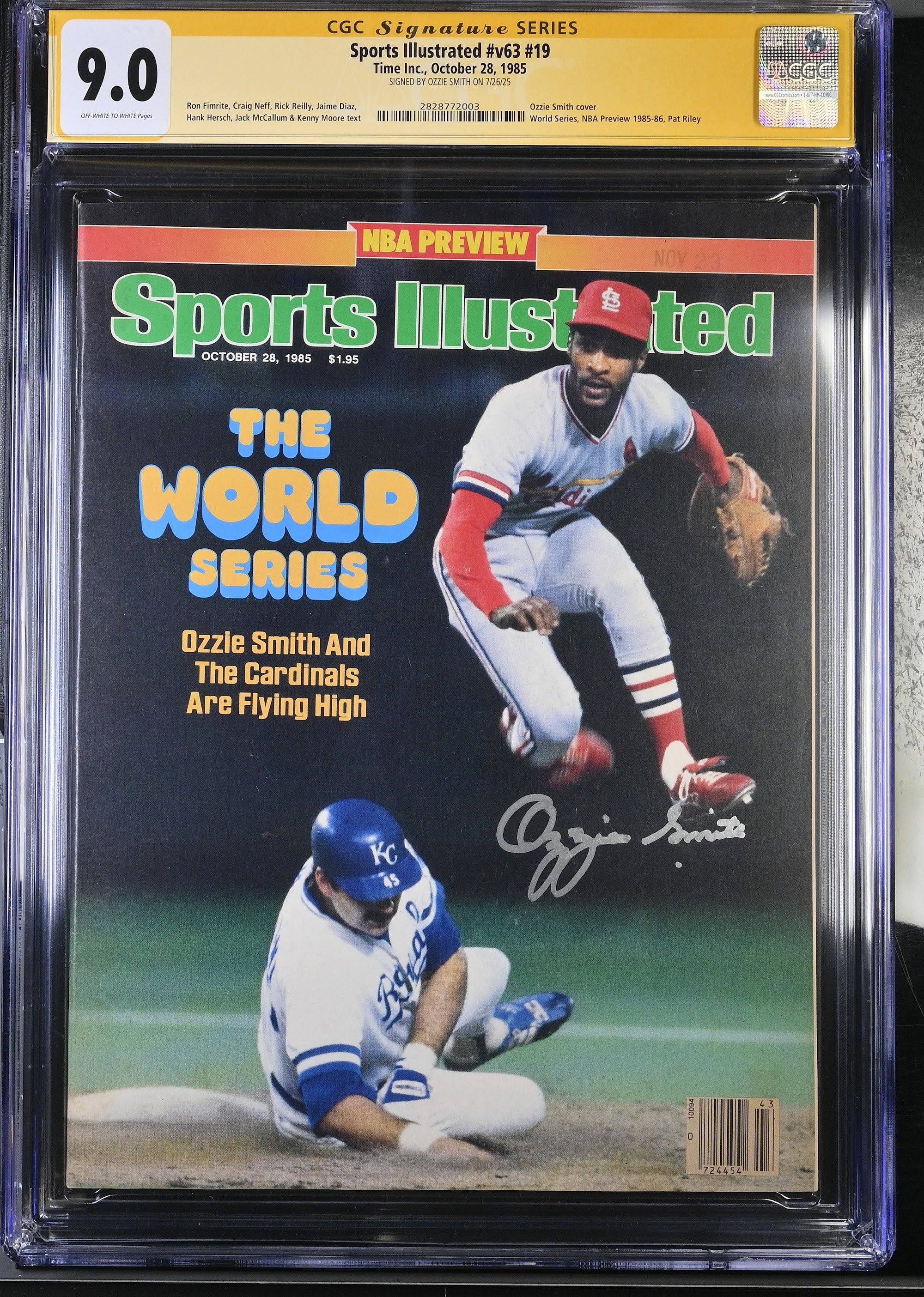1985 Sports Illustrated Autographed – CGC 9 Signature Series