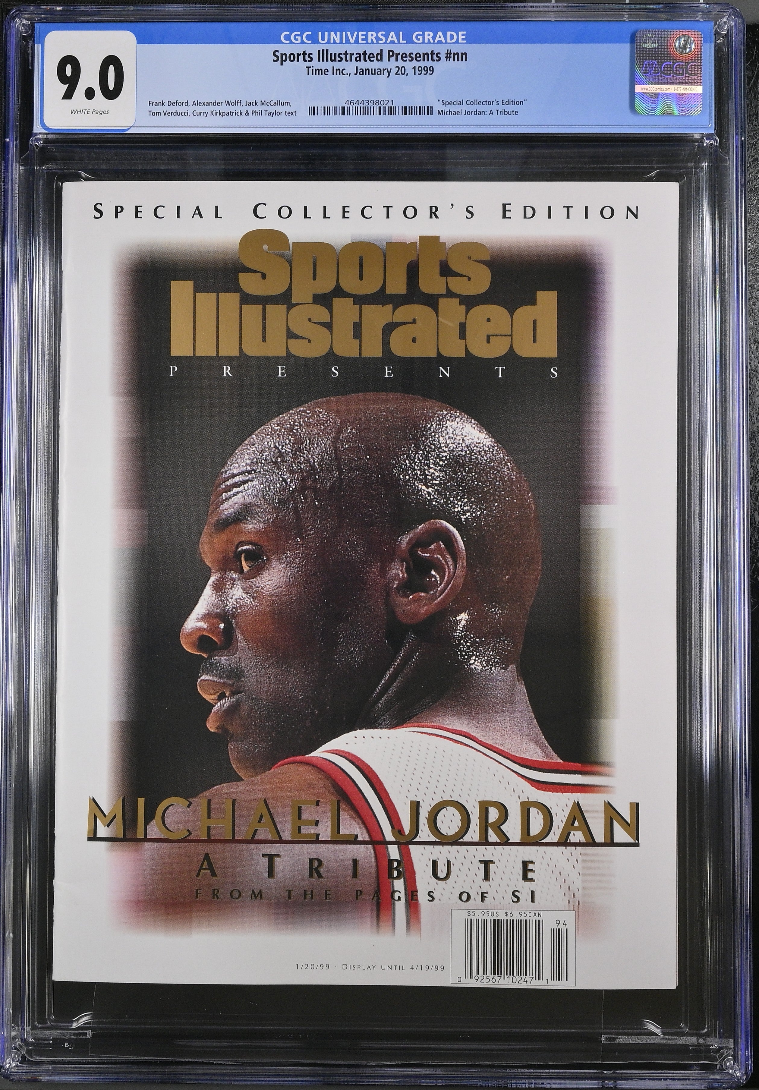 1999 Michael Jordan Sports Illustrated Special Collector's Edition – CGC 9 Newsstand