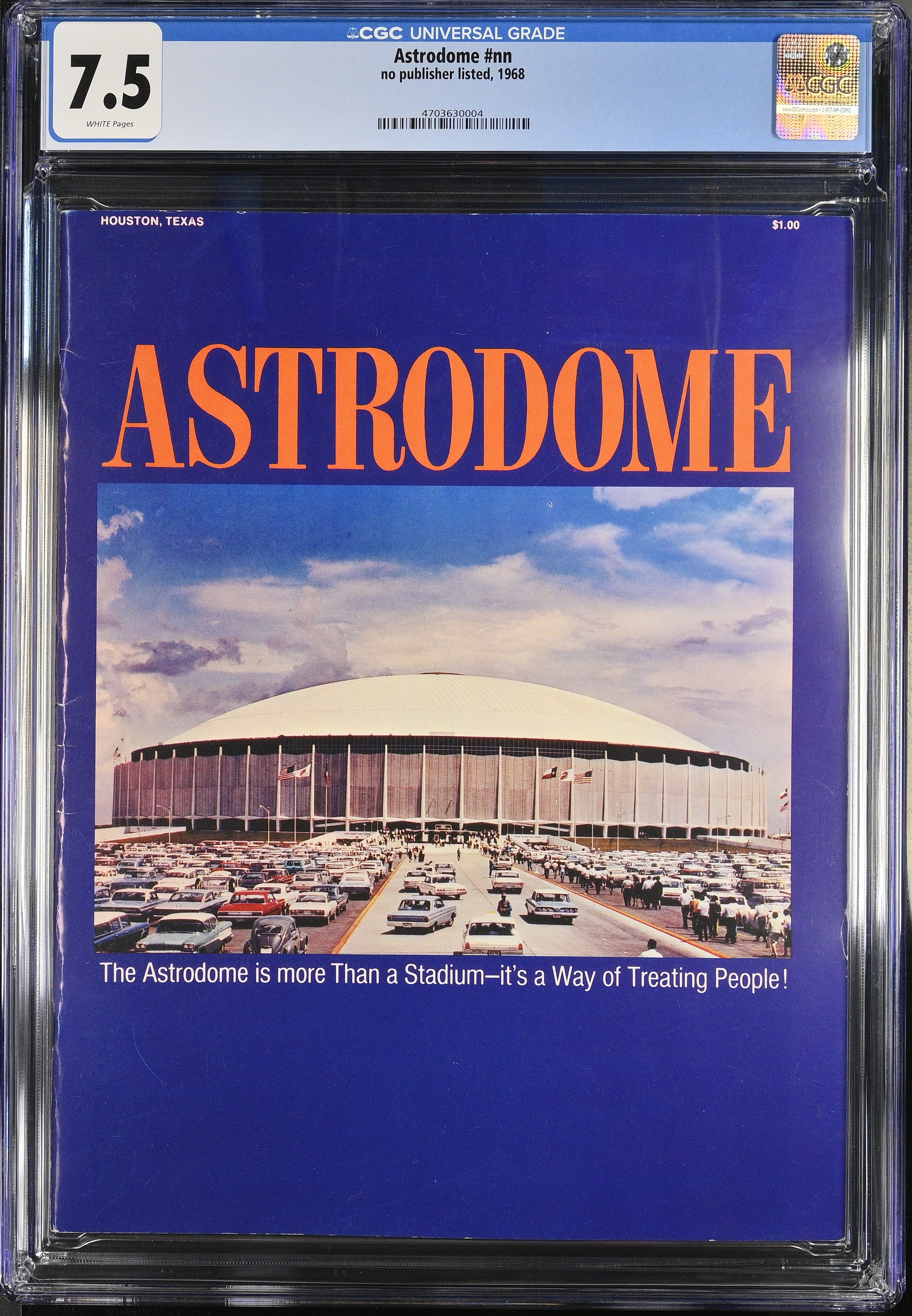 1968 Houston Astrodome Dedication Book Top Pop – CGC 7.5-thumbmail-1